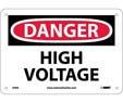 NMC-D49RB                      DANGER HIGH VOLTAGE 10 X 14 RP from NMC